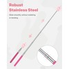 Uniclife 2 Pcs Telescopic Teachers Pointer Mini Retractable Finger Pointer