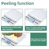 KUBEI Upgraded Larger Size Digital Food Scale Weight Grams and