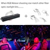 AZIMOM RGB 12LED Meteor Shooting Star Kits 600pcs 0.03in 9.8ft