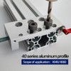 Aluminum Profile Drill Guide Access Hole Drill Jig For 1515