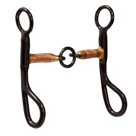Lifesaver Wire Wound Training Horse Bit Black 5