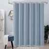 BTTN Extra Long Shower Curtain, 72x84 Inch Long Boho Tassel