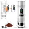Ceshu Portable Coffee Machine w/ 2 Rechargeable Batteries, 8 Cups,