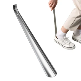 Shoe Horn Long Handle for Seniors,16.5" Long Metal Shoehorns for Men Women Kids,Travel Stainless Steel Shoe Horn Shoe Slip on Tool 1