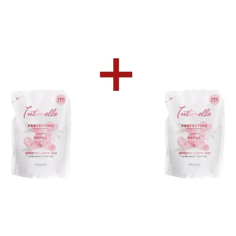 2 Repuestos Para Gel Íntimo Femenino De Arándanos, Oriflame