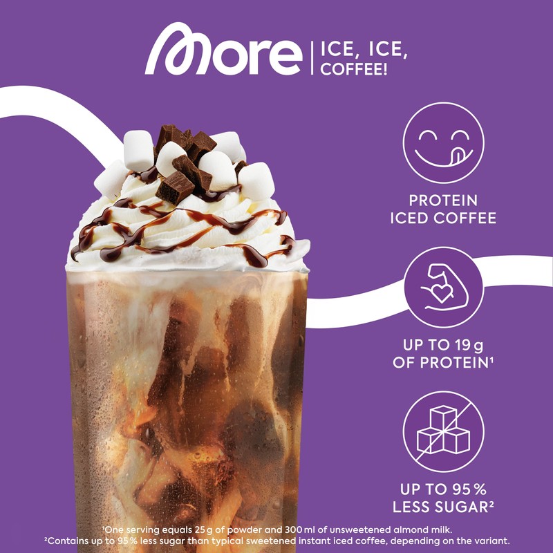 MORE NUTRITION More Protein Iced Coffee, S'Mores, 500 g, 1.1