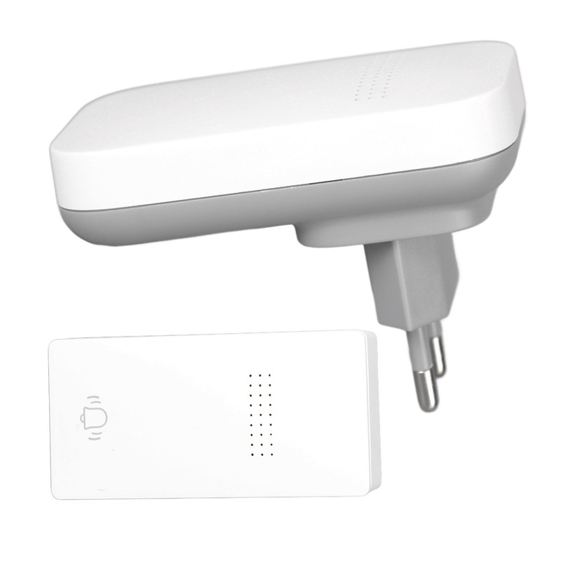 Self Powered Door Bell with Receiver Automatic Ringing Push Button