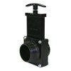 Valterra 7206 ABS Gate Valve, Black, 2" MPT x Spig