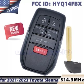 Unbranded UNLOCKED NEW FOR 2021-2023 TOYOTA SIENNA SMART KEY FOB KEYLESS REMOTE HYQ14FBX