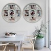 MKUN 2Pack of 4x6 Wall Photo Collage Frames - Round