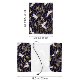 1 Piece Fabric Book Covers, Washable Book Protector, Book Covers for Paperback, Adjustable Book Cover for Hardcover Softcover Books, Book Lovers, A5 Book Cover