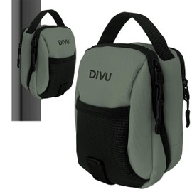 DiVU Magnetic Sports Bag (Green) for Men & Women | Crossbody Shoulder Bag | Small Workout Backpack with Magnetic Attachment | Fanny Pack for Gym, Travel, Work, and Sports