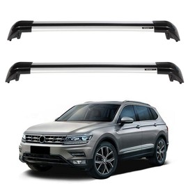SCITOO Roof Rack Cross Bar for Volkswagen Tiguan 2010-2018 220LBS Cargo Bars Silver