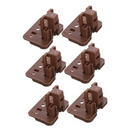 Operitacx 6pcs Slides Replacement Kit Plastic Drawer Glides for Dresser and Nightstands Easy Installation Drawer Guide Parts for Furniture Repair and Upgrade