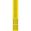 Brady 7196-3C-PK, Natural Gas Pipe Marker Arrows Vinyl Black on