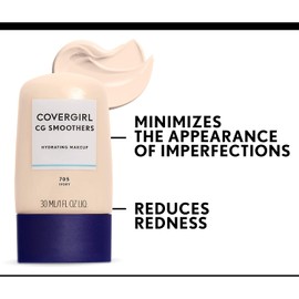 COVERGIRL Smoothers Hydrating Makeup Soft Honey, 1 oz (packaging may vary)