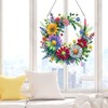 DIY Hanging Diamond Art Pendant Kit Daisy Wreath, Special Crystal