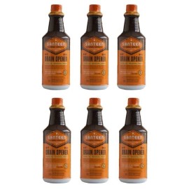 Santeen Drain Opener | Case of 6 (32oz) bottles | Dissolves Grease & Organic...