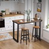 ALLCOS 36 Inch Metal Bar Table Legs, Heavy Duty Dining