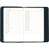 Hakubunkan 2025 Weekly Notebook, Horizontal Line Pocket Diary, Vinyl Mounted