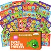 HORIECHALY 540 PCS Scented Stickers,Scratch and Sniff Reward Stickers