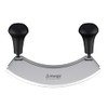 triangle Mincing Knife - 7” Stainless Steel Curved Double Blade
