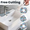 Kitchen Faucet Absorbing Mat Sink Splash Guard Behind Faucet Drip