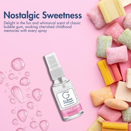 G's Breeze Bubble Gum Air Freshener - Fun, Playful, Candy Like Fragrance with Nostalgic Sweetness - Oil Burner Compatible - Revitalizing, Long-Lasting Cheerful Spray for Home, Office or Car