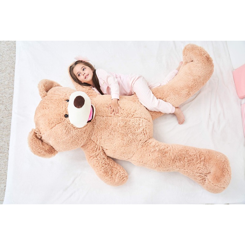 IKASA Giant Teddy Bear Plush Toy Stuffed Animals (Brown, 63