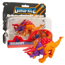 Giochi Preziosi Dinofroz Blister by Dino & Dragon Assortment B Triceratops, Action Figure Items and Rich in Details, for Children from 3 Years, Dnb10300