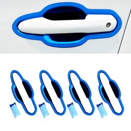 Eridanus Auto Accessories Fit for RAV4 2023 2022 2021 2020 2019 Exterior Molding Door Handle Cover Bowl Trim (Blue Titanium) Stainless Steel 8 PCS