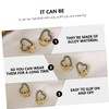 BESPORTBLE Loving Heart Shaped Earrings Alloy Ear Adornment Fashion Hollow