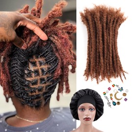 Orientfashion #30 Loc Extensions Human Hair,Human Hair Dreadlock Extensions,Human Hair Loc Extensions,Curly Loc Extensions Human Hair And Textured Locs Extensions Curly Ends,Natural Black Textured Locs Human Hair Can Be Dyed Bleached Curled and Twisted (
