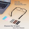Gdnmapt Silicone Glasses Ear Cushion, Anti Slip Eye Glasses Ear