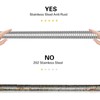 RUMOSE 98 inches Shower Hose Extra Long Stainless Steel Shower