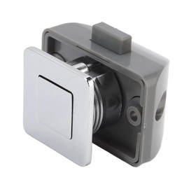 CENPEK Square Cupboard Push Button Lock Metal Drawer Knobs Door Cabinet Latch for Boats Yachts Motorhome Caravan RV Campers Marine