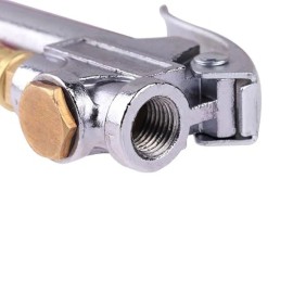 NoBrand Bayonet Style Tire Inflator Gauge, with Heavy Duty Straight Head Air Chuck