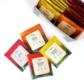 Teaniru, Premium Green Tea Variety Pack - 28 Count (Pack of 4), 112 Pyramid Tea Bags in Individual Sachets