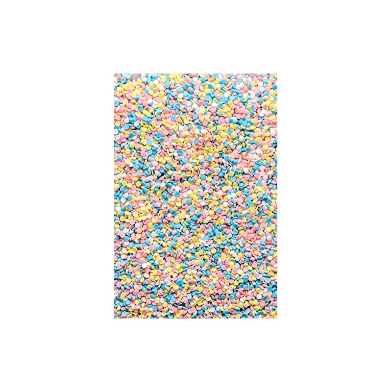 SPRINKLY - Matt Sugar Confetti - Pink, White, Yellow &
