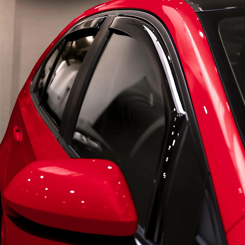 Voron Glass in-Channel Extra Durable Rain Guards for Toyota Corolla