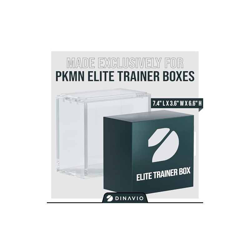 Dinavio Crafthouse Elite Trainer Box Acrylic Display Case Stackable -
