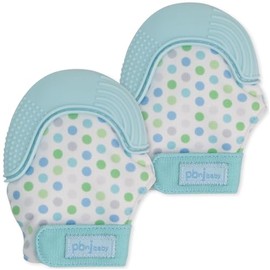 PBnJ - Guante de silicona para bebé, juguetes de bebé de 0 a 6 meses, manoplas para bebés como chupete de dentición, juguetes de dentición de 3 a 6 meses, mordedores para bebés de 6 a 12 lunes, 6