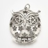 Unbranded Aromatherapy Magnetic Diffuser Locket Silver Charms Necklace Pendants 44mm