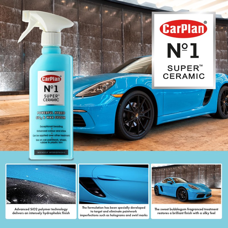 CarPlan No.1 Super Ceramic Hybrid Ceramic Wax Spray Coating, 21