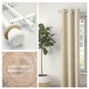 SKYPLUS LIVING Nordic Style White Double Curtain Rod Set with