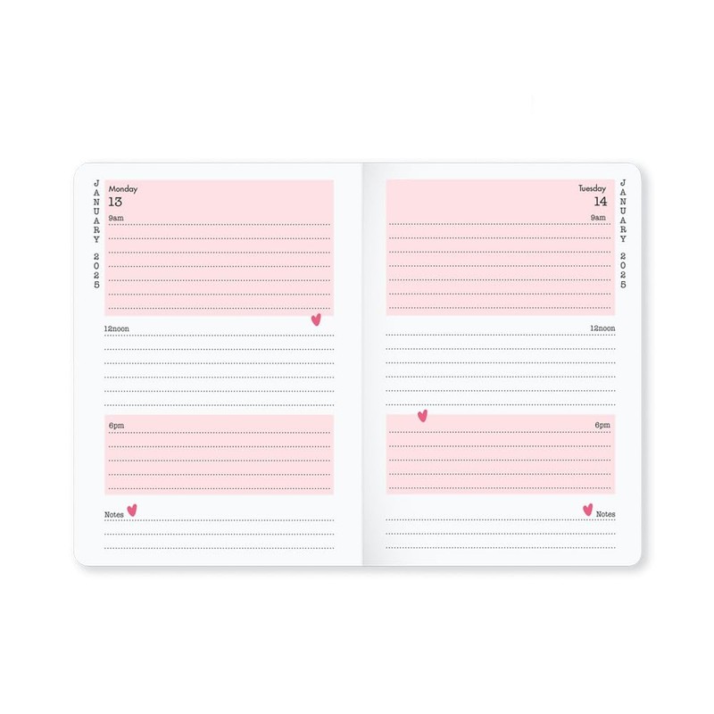 Matilda Moo 2024-2025 Academic Diary - A6 Size - Day