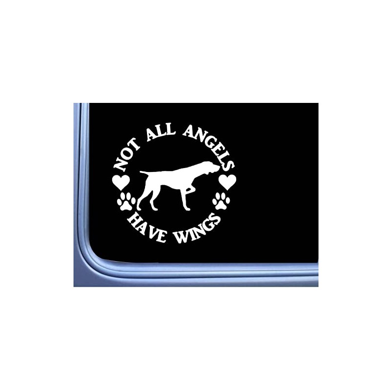 German Shorthair Pointer Sticker Angel OS 326 vinyl 6" Decal