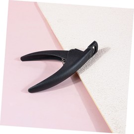 Baluue Pcs Black u Type Manicure Nail Clippers Sturdy Nail Art Tool Anti-slip Handle Safe and Practical Fingernail Cutter