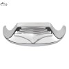 Unbranded Chrome Front Fender Mudguard Trim Tip For Harley FLHT