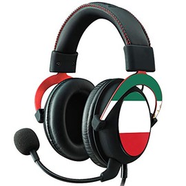 MightySkins Skin Compatible with Kingston HyperX Cloud II Gaming Headset - Mexican Flag | Protective, Durable, and Unique Vinyl Decal wrap Cover | Easy to Apply, Remove | Made in The USA